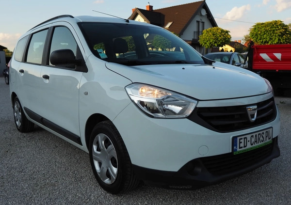 Dacia Lodgy cena 24900 przebieg: 140000, rok produkcji 2014 z Alwernia małe 277